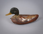 Early 20th Century Carved Painted Decoy Mallard Duck - Harrington Antiques