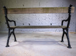 Early 20th Century Cast Iron 'Trunk' Bench by Bayliss Jones, Wolverhampton, c.1900. - Harrington Antiques