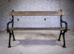 Early 20th Century Cast Iron 'Trunk' Bench by Bayliss Jones, Wolverhampton, c.1900. - Harrington Antiques