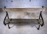 Early 20th Century Cast Iron 'Trunk' Bench by Bayliss Jones, Wolverhampton, c.1900. - Harrington Antiques