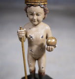 Early 20th Century Child Jesus / Santo Nino of Malitbog Statue. - Harrington Antiques