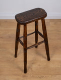 Early 20th Century Elm Country Stool - Harrington Antiques