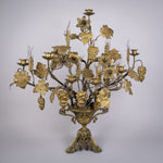 Early 20th Century French Nine Branch Church Harvest Candelabra. - Harrington Antiques