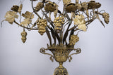 Early 20th Century French Nine Branch Church Harvest Candelabra. - Harrington Antiques