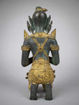 Early 20th Century Gilt Bronze Kneeling Asian Deity. - Harrington Antiques