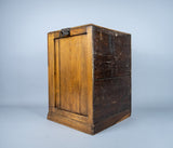 Early 20th Century Glazed Pine Collector's Cabinet. - Harrington Antiques