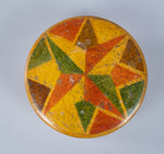 Early 20th Century Harlequin Painted Treen Snuff Box. - Harrington Antiques