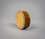 Early 20th Century Harlequin Painted Treen Snuff Box. - Harrington Antiques