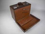 Early 20th Century Leather Three Drawer Doctors' Case. - Harrington Antiques