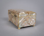 Early 20th Century Mother Of Pearl Casket / Box, c.1900. - Harrington Antiques