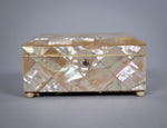 Early 20th Century Mother Of Pearl Casket / Box, c.1900. - Harrington Antiques