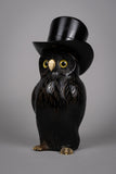 Early 20th Century Novelty Carved Owl Spill Holder - Harrington Antiques