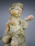 Early 20th Century Terracotta Garden Cherub - Harrington Antiques