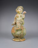 Early 20th Century Terracotta Garden Cherub - Harrington Antiques