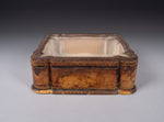 Early 20th Century Tooled Leather Table Top Display Box - Harrington Antiques