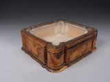 Early 20th Century Tooled Leather Table Top Display Box - Harrington Antiques