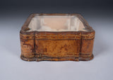 Early 20th Century Tooled Leather Table Top Display Box - Harrington Antiques