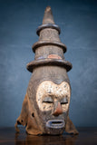 Early 20th Century Yaka Initiation Mask, D. R. Congo. - Harrington Antiques