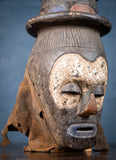 Early 20th Century Yaka Initiation Mask, D. R. Congo. - Harrington Antiques