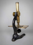 Ernest Leitz Wetzlar Brass Monocular Microscope, c.1913. (Serial No. 163721) - Harrington Antiques