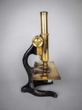 Ernest Leitz Wetzlar Brass Monocular Microscope, c.1913. (Serial No. 163721) - Harrington Antiques