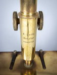 Ernest Leitz Wetzlar Brass Monocular Microscope, c.1913. (Serial No. 163721) - Harrington Antiques