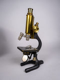 F. Koristka Milano Monocular Microscope (No. 30671) With Slides, Mahogany Case & Key. Circa. 1920. - Harrington Antiques