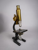 F. Koristka Milano Monocular Microscope (No. 30671) With Slides, Mahogany Case & Key. Circa. 1920. - Harrington Antiques