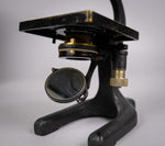 F. Koristka Milano Monocular Microscope (No. 30671) With Slides, Mahogany Case & Key. Circa. 1920. - Harrington Antiques