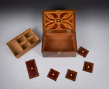 Fine 19th Century Inlaid Walnut Jewellery Box - Harrington Antiques