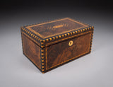 Fine 19th Century Inlaid Walnut Jewellery Box - Harrington Antiques