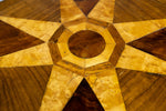 Fine 19th Century Parquetry Inlaid Star Tripod Table. - Harrington Antiques