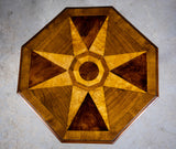 Fine 19th Century Parquetry Inlaid Star Tripod Table. - Harrington Antiques