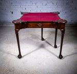 Fine George II Chippendale Period Mahogany Ball & Claw Card Table, c.1750. - Harrington Antiques