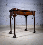 Fine George II Chippendale Period Mahogany Ball & Claw Card Table, c.1750. - Harrington Antiques