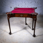 Fine George II Chippendale Period Mahogany Ball & Claw Card Table, c.1750. - Harrington Antiques