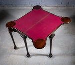 Fine George II Chippendale Period Mahogany Ball & Claw Card Table, c.1750. - Harrington Antiques