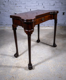 Fine George II Chippendale Period Mahogany Ball & Claw Card Table, c.1750. - Harrington Antiques