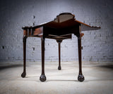 Fine George II Chippendale Period Mahogany Ball & Claw Card Table, c.1750. - Harrington Antiques