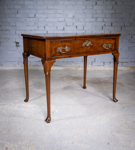 Fine George III Mahogany Single Drawer Side Table. - Harrington Antiques