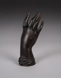 Fine Victorian Bronze Ladies' Hand Paperweight - Harrington Antiques