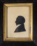 Five Bronzed Portrait Silhouettes Of An Irish Family - Lisburn County, Sept 1833. - Harrington Antiques