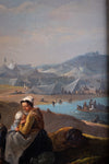 Follower Of Philips Wouwerman (1619-1668) - A Military Camp - 18th Century, Oil On Canvas. - Harrington Antiques