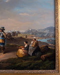 Follower Of Philips Wouwerman (1619-1668) - A Military Camp - 18th Century, Oil On Canvas. - Harrington Antiques