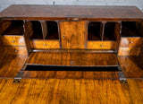 George I Walnut & Featherbanded Bureau, c.1720 - Harrington Antiques