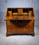 George I Walnut & Featherbanded Bureau, c.1720 - Harrington Antiques