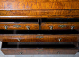 George I Walnut & Featherbanded Bureau, c.1720 - Harrington Antiques