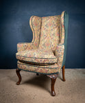 George II Carved Walnut Wingback Armchair, c.1750 - Harrington Antiques