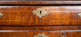 George II Walnut Cross Banded Chest Of Drawers, c.1740 - Harrington Antiques