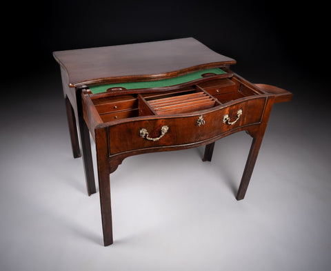 George III Chippendale Period Mahogany Architect's Desk - Harrington Antiques